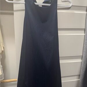 Elegant Navy Sleeveless Dress